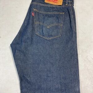 Levis 501 Jeans Mens 33x32 Blue Denim Pants Button Fly